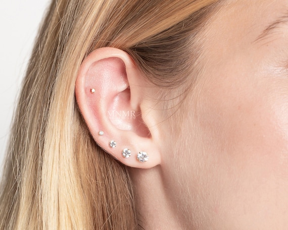 sterling silver tragus stud