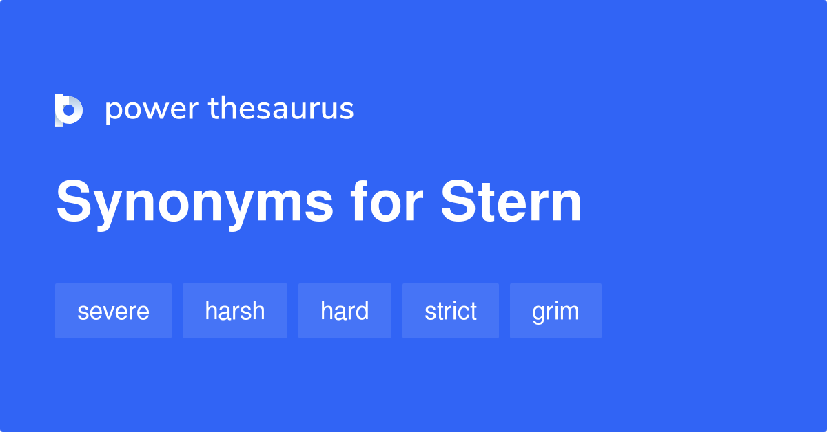 stern antonym