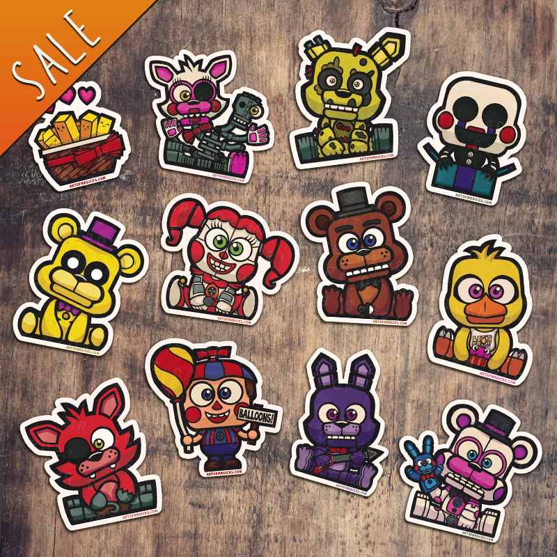 stickers fnaf