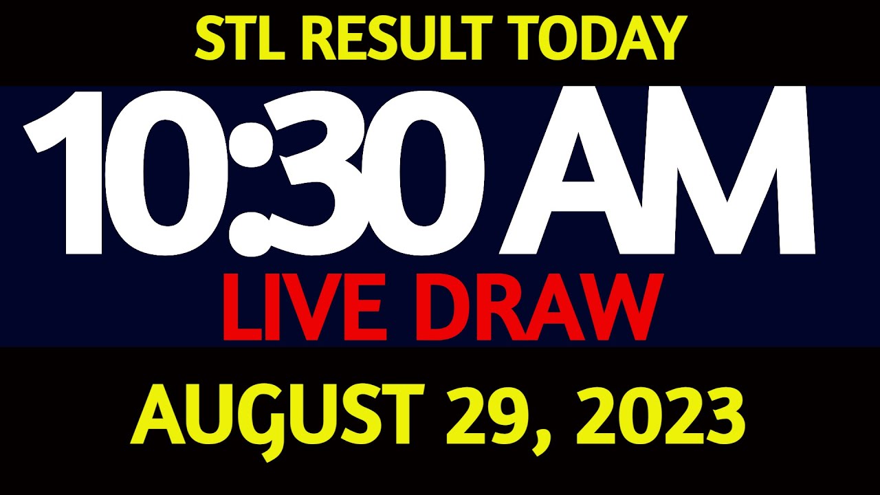 stl result august 29 2023