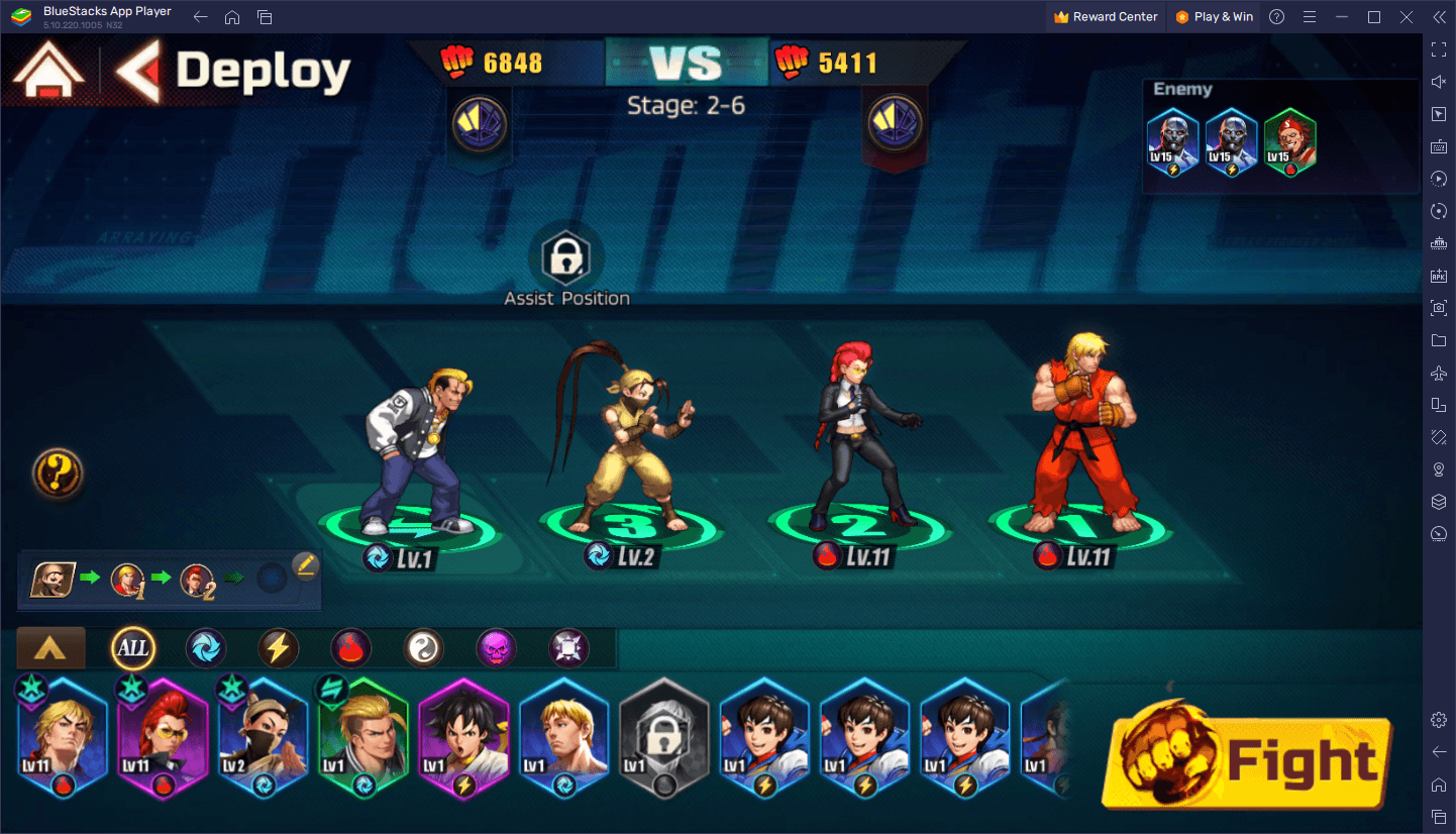 street fighter duel best team