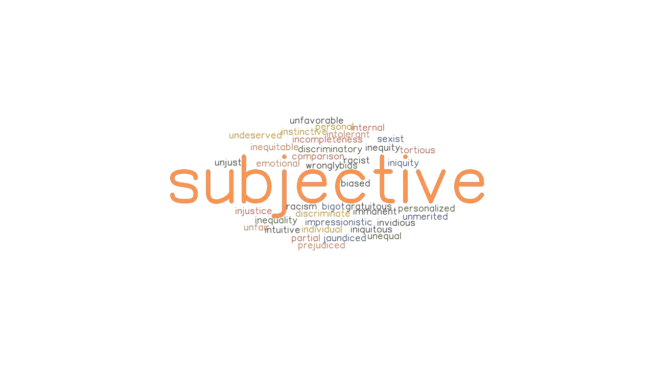 subjective synonym