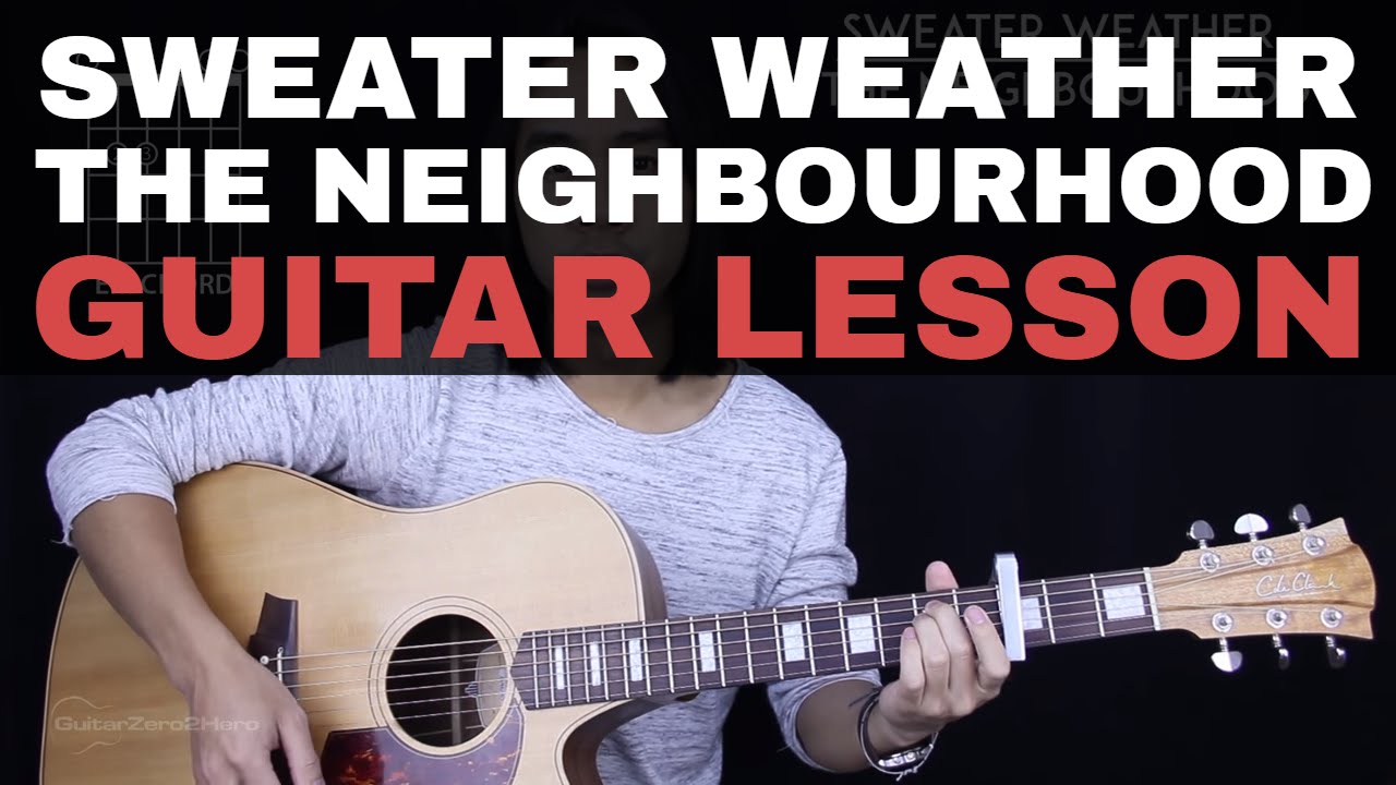 sweater weather guitar chords