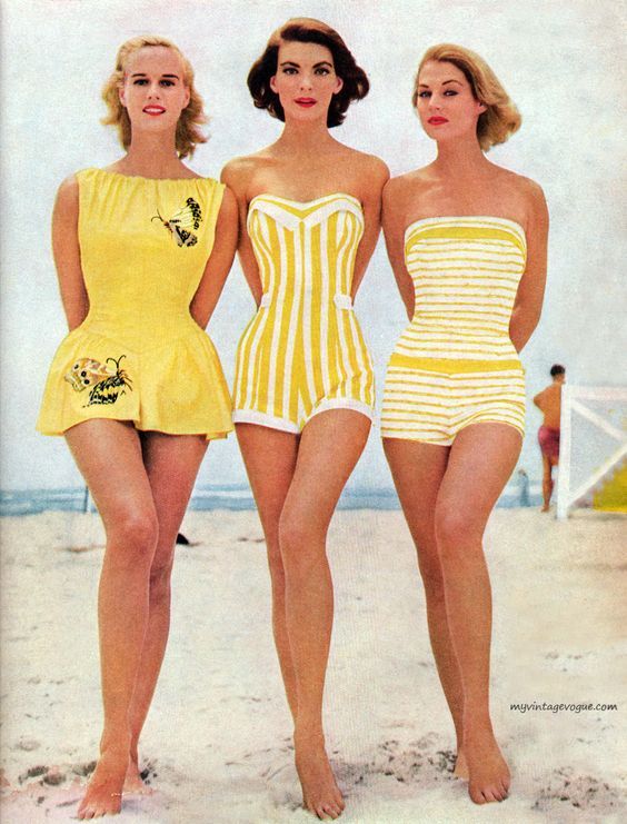 swimwear in the 50s