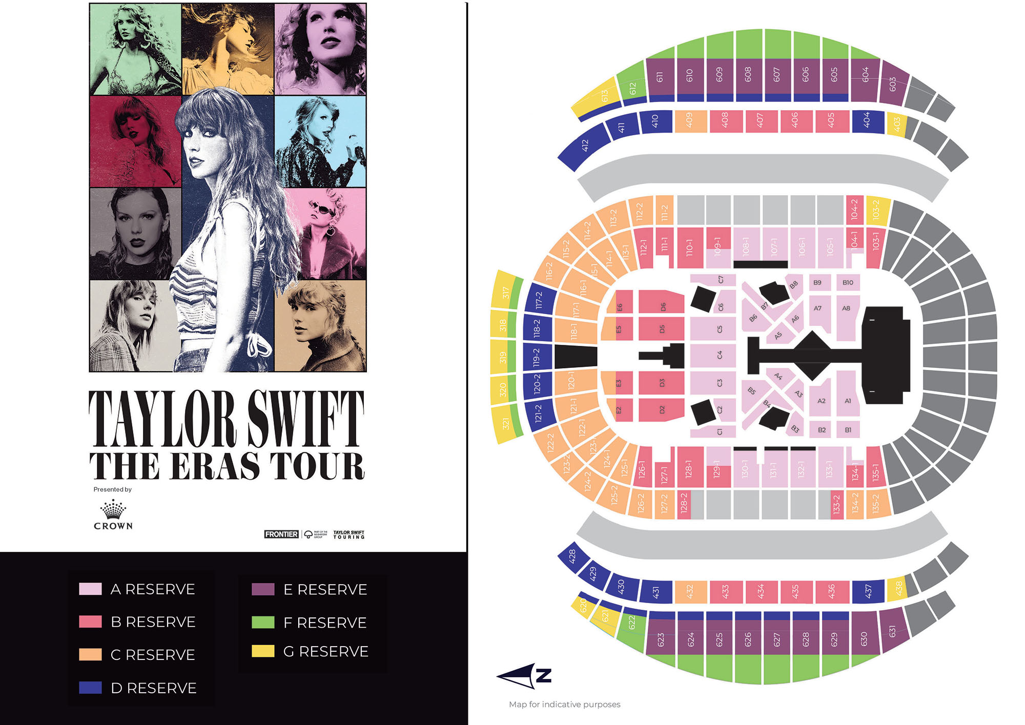 sydney taylor swift seating map