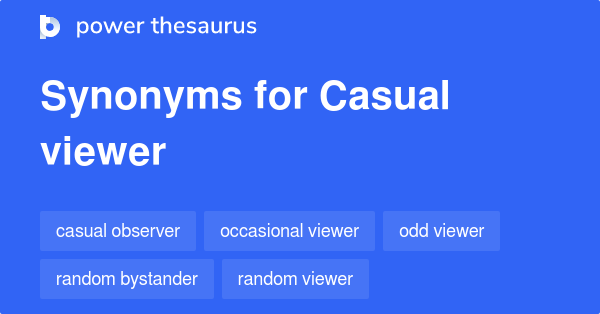 synonyms for casual