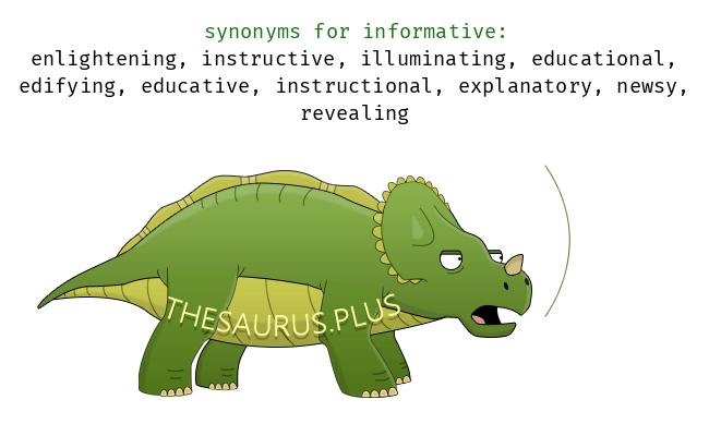 synonyms for informative