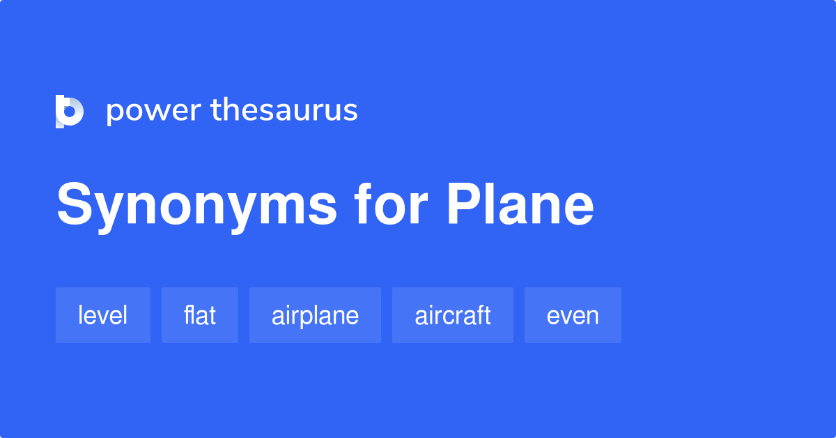 synonyms plane