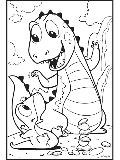 t rex coloring pages