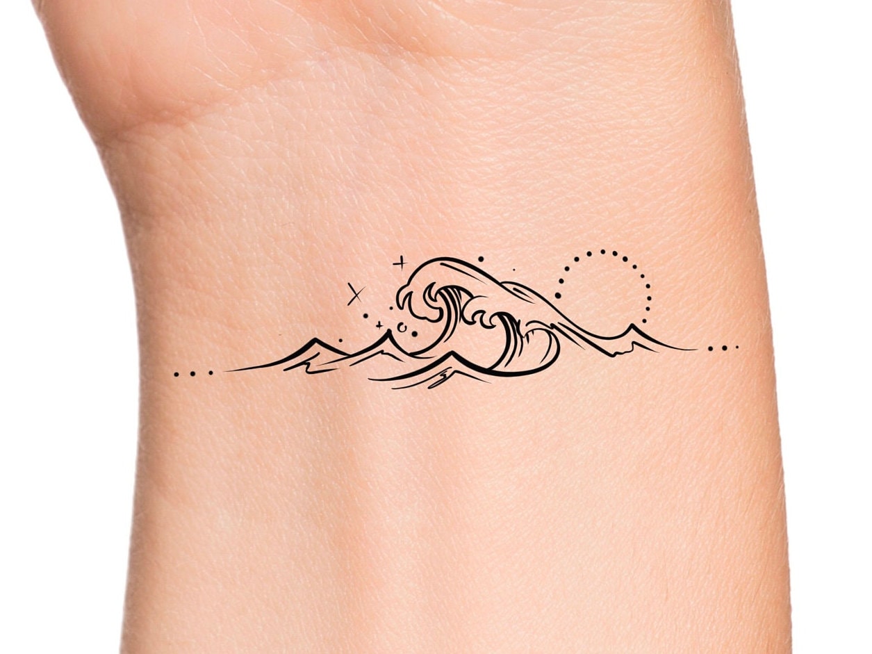 tattoo of waves