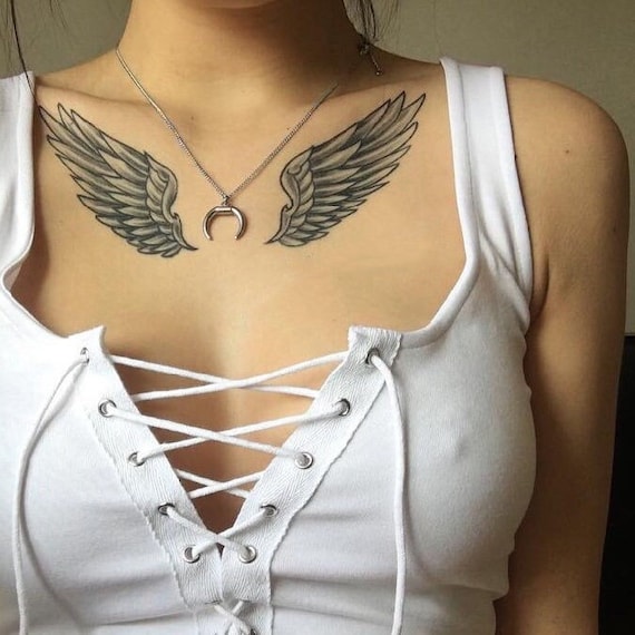 tattoo wings on chest