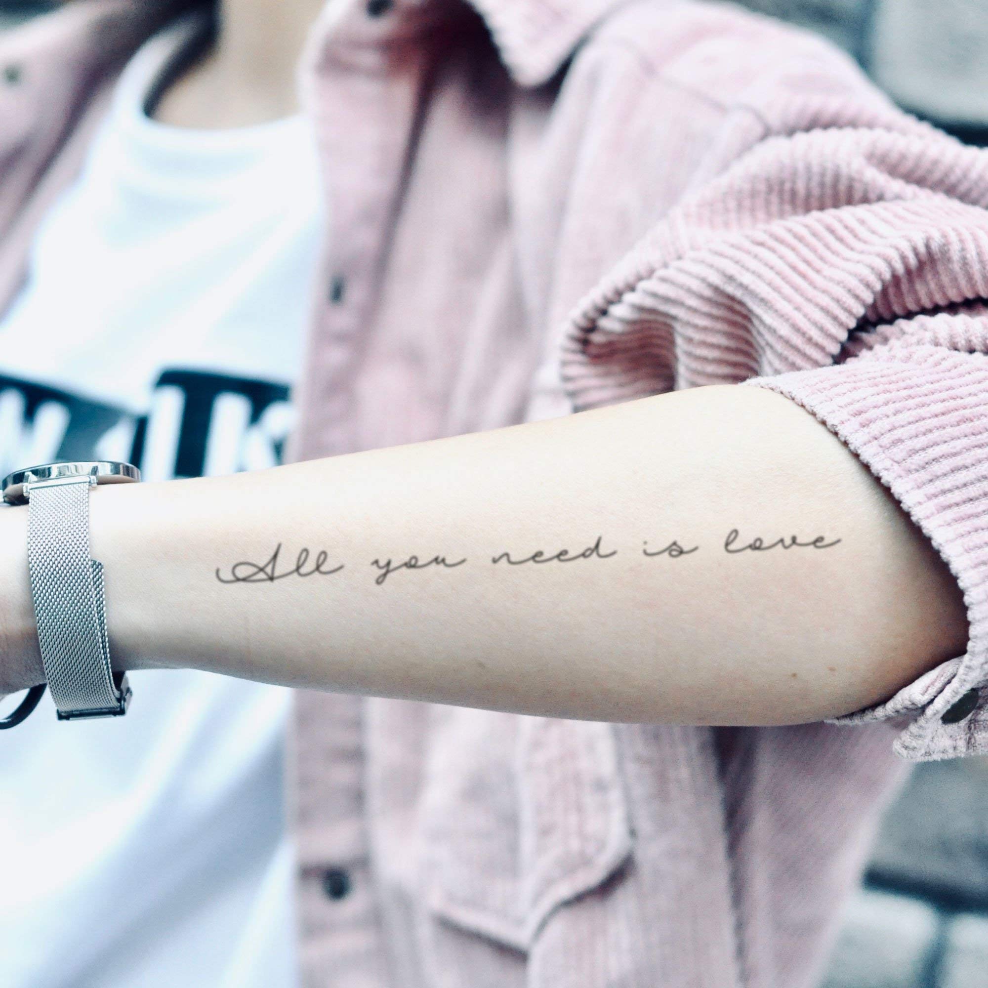 tatuajes de all we need is love