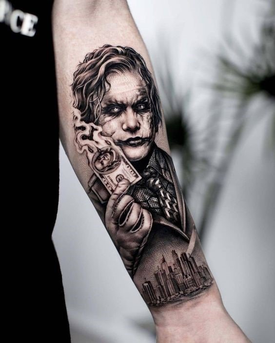 tatuajes de el joker