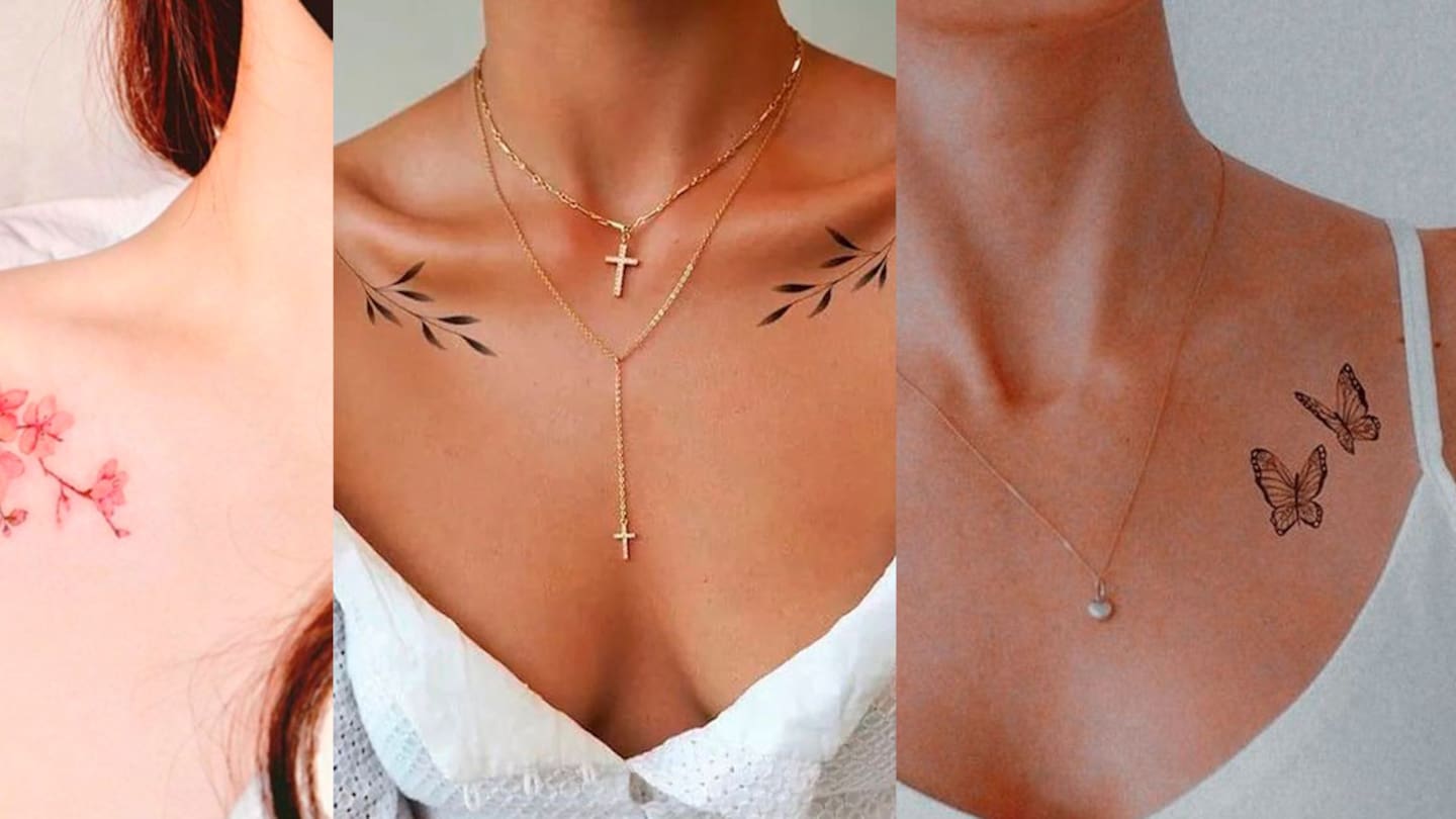 tatuajes en la clavicula mujer