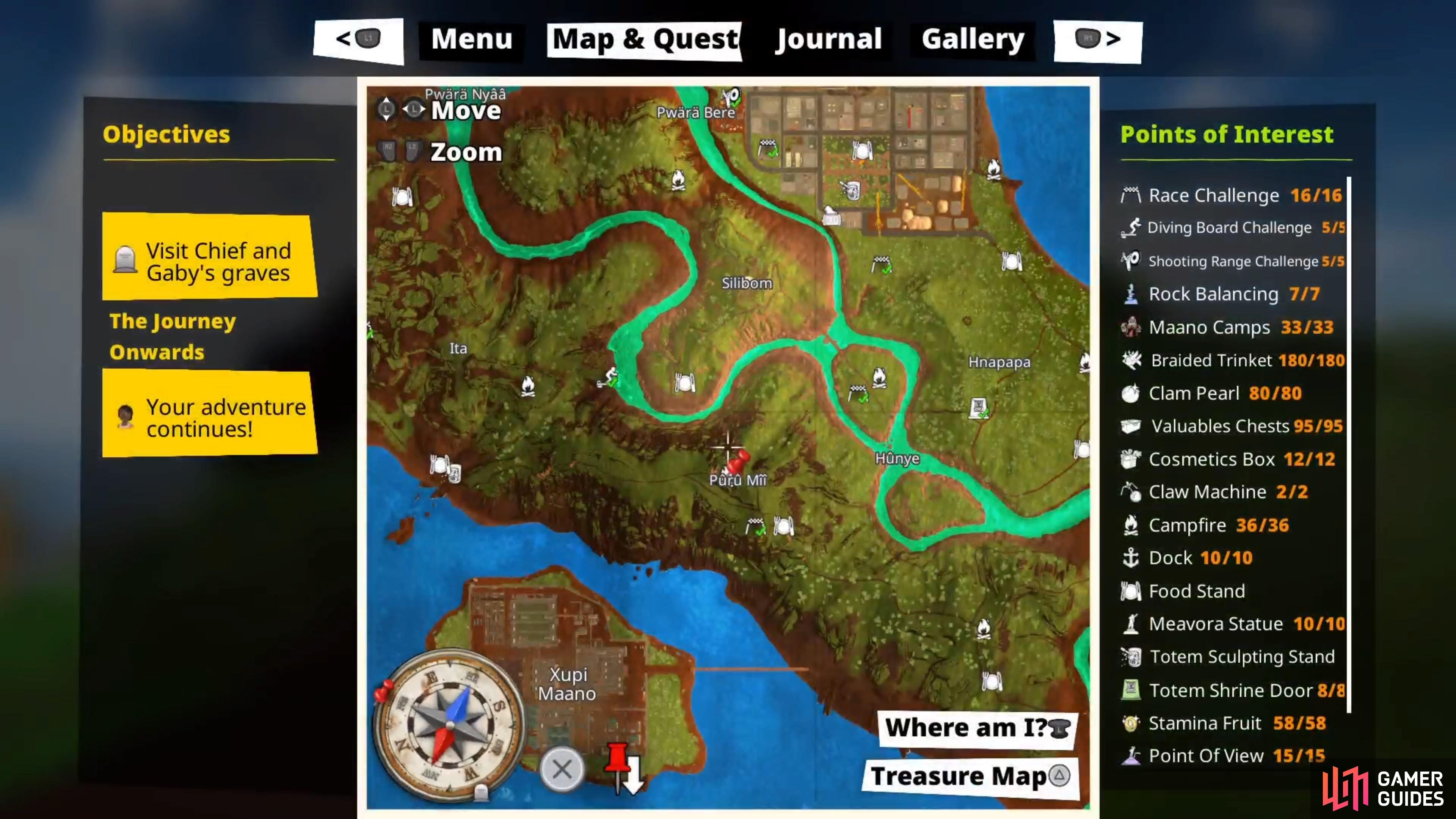 tchia treasure map