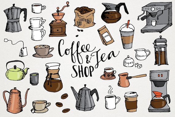 tea and coffee clipart