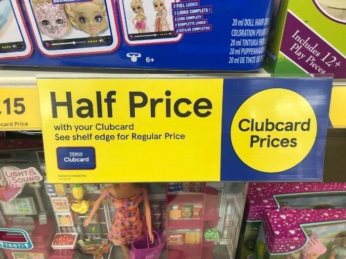 tesco half price offers today