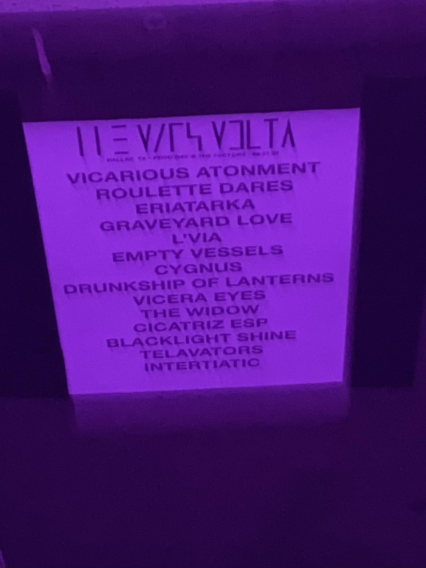 the mars volta setlist