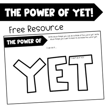 the power of yet worksheet pdf