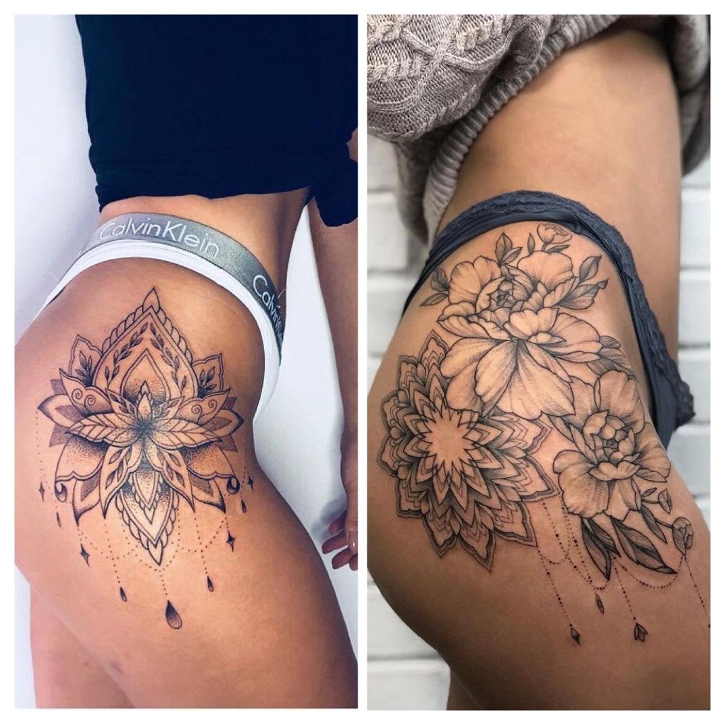 thigh tattoo ideas for females