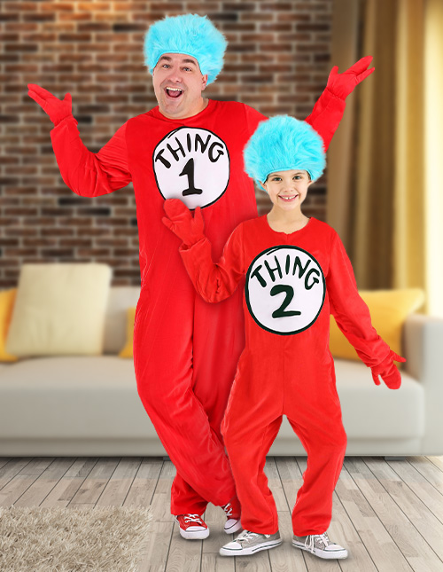 thing 1 and 2 adult costumes