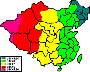 time zones in china