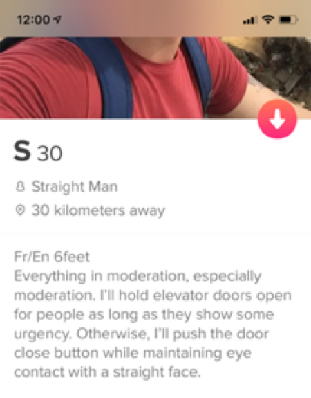 tinder bio for tall guys