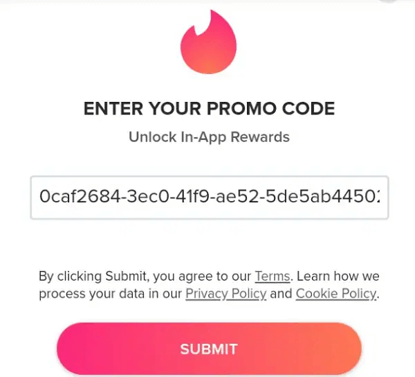 tinder promo code free