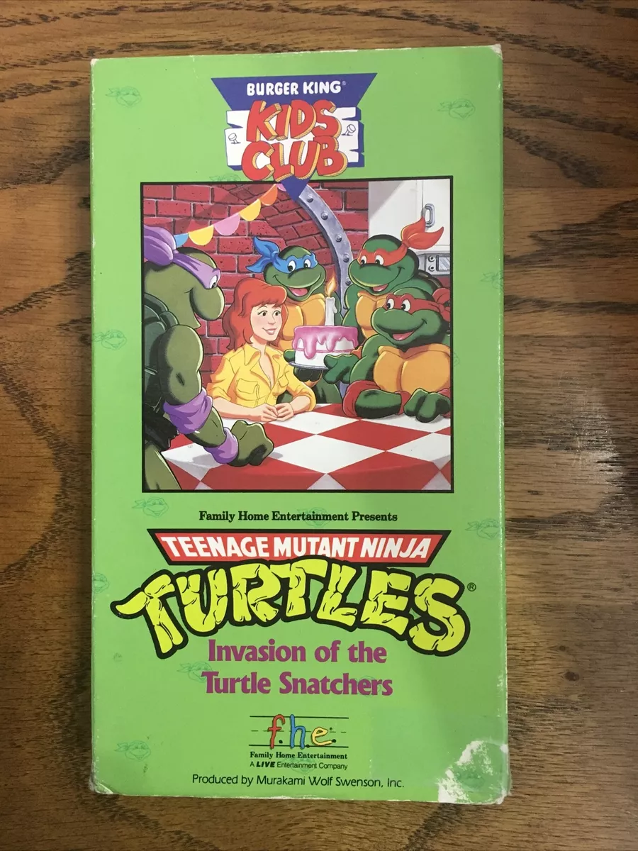 tmnt burger king vhs