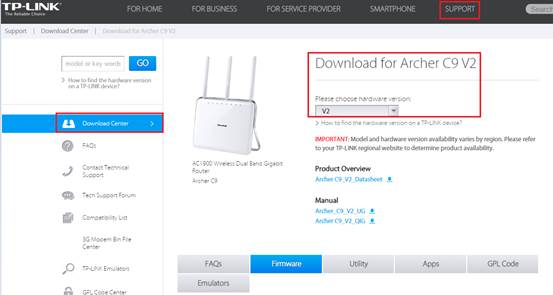 tp link firmware upgrade