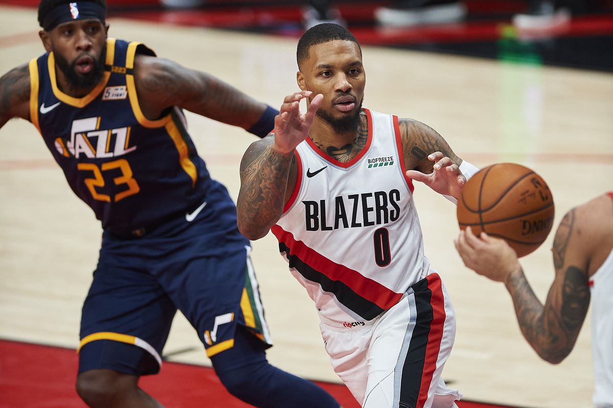 trail blazers vs jazz