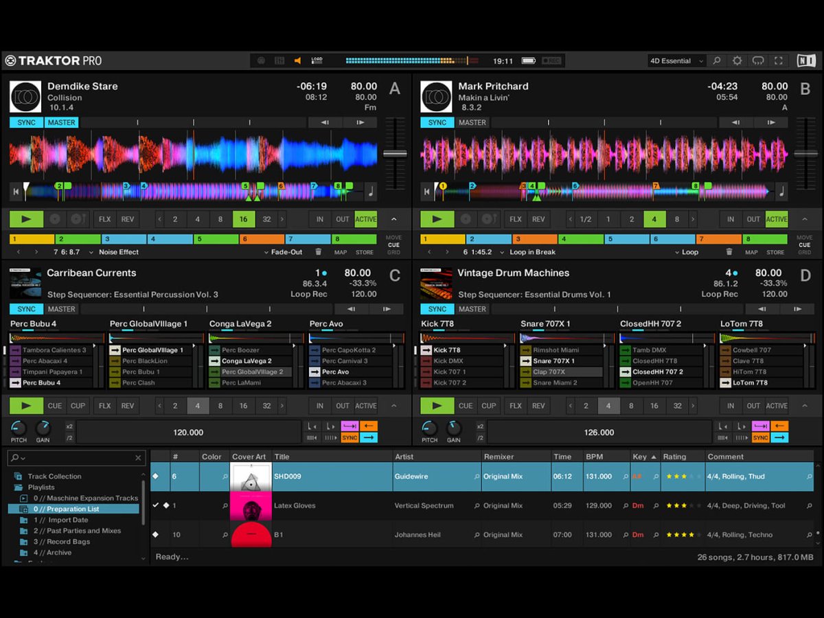 traktor pro 2 scratch