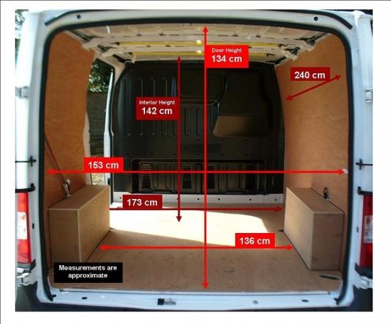 transit interior dimensions