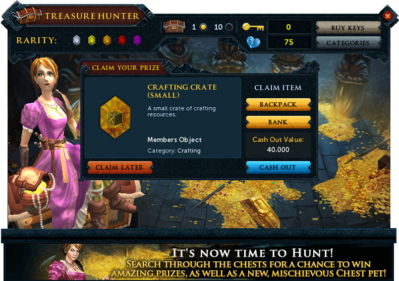 treasure hunter rs3