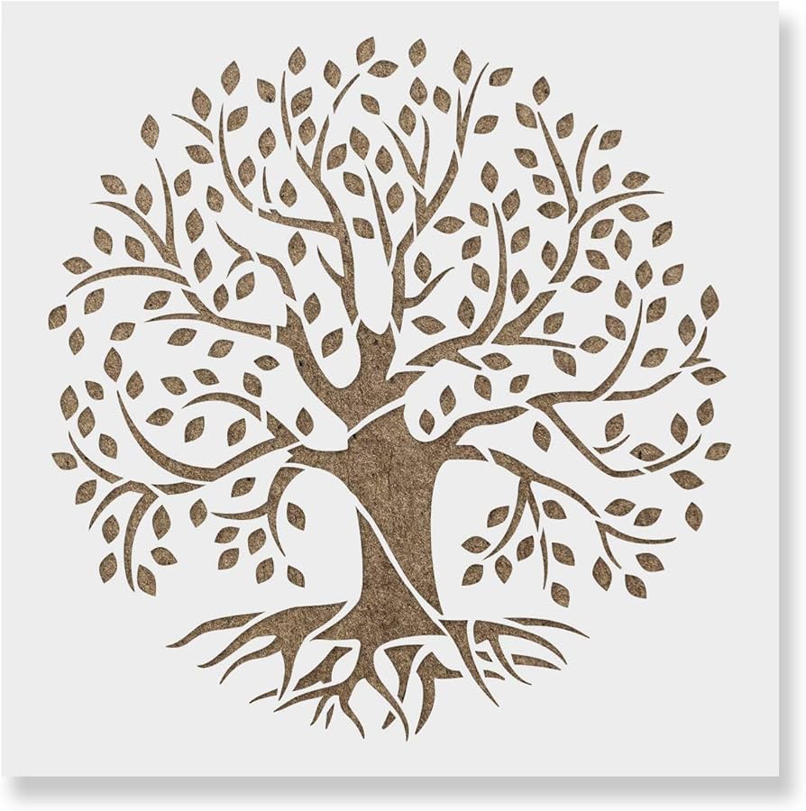 tree of life stencil