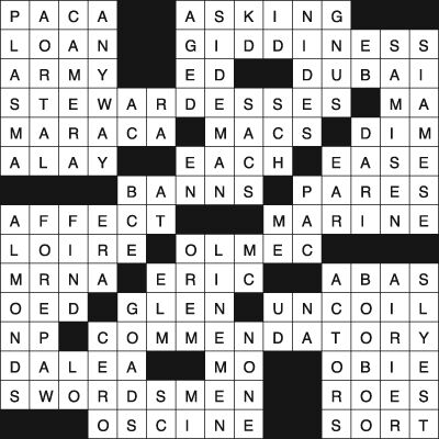 trespassing crossword clue