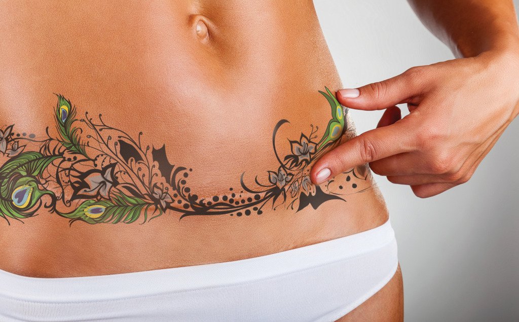 tummy tuck tattoo