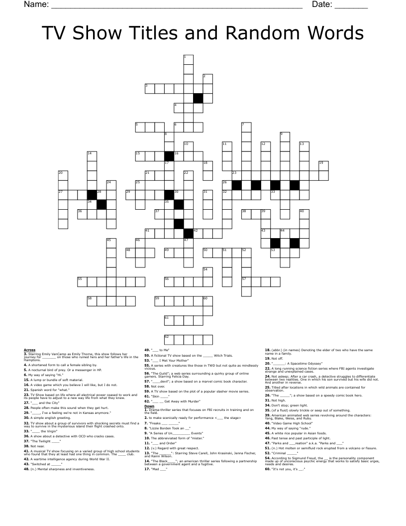 tv interview excerpt crossword clue