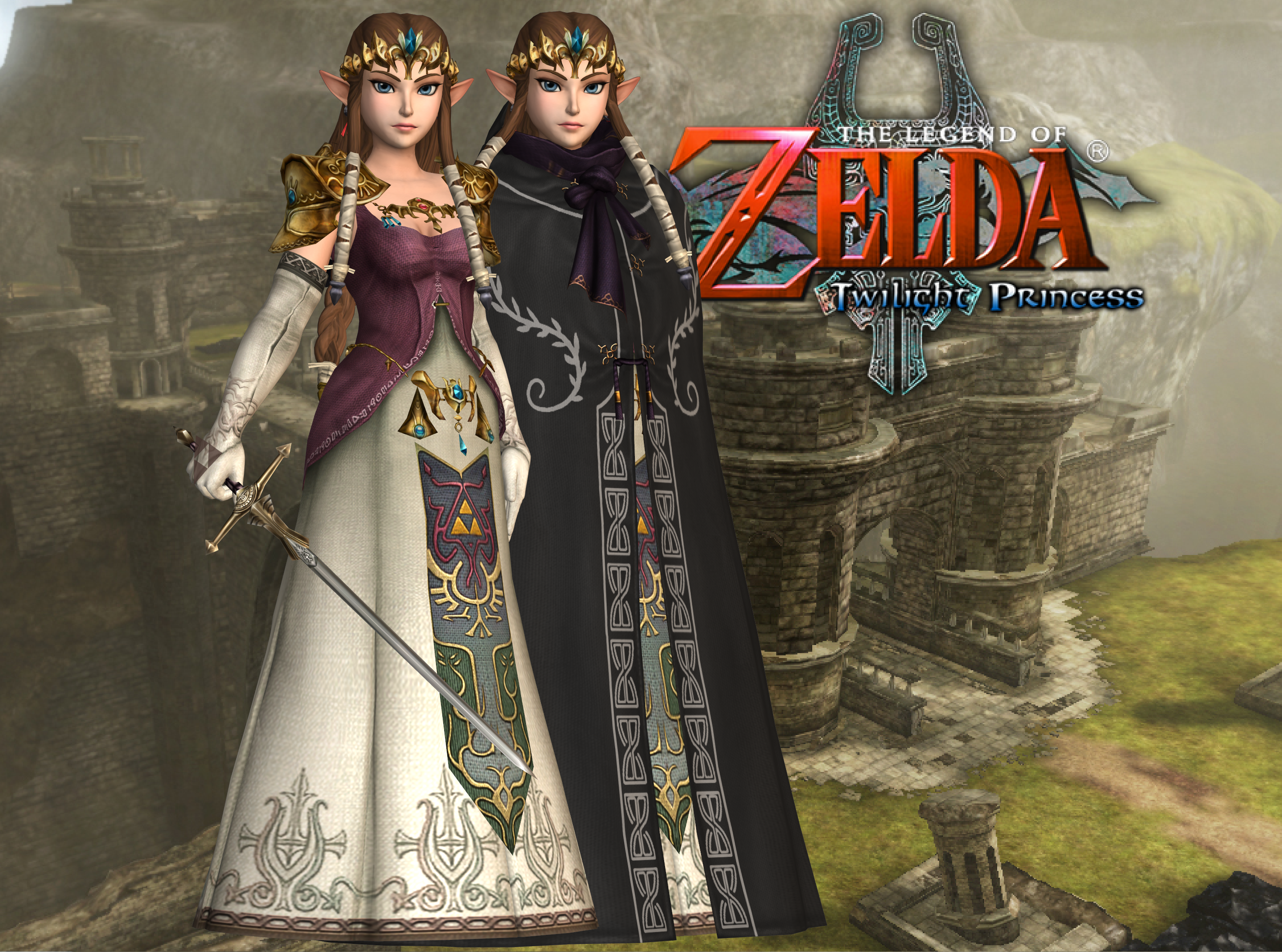 twilight princess 3d models