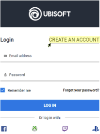 ubisoft account sign up