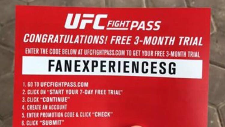 ufc fight pass discount code