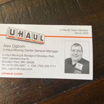 uhaul brooklyn park mn