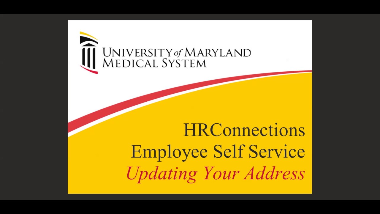 umms hr connections