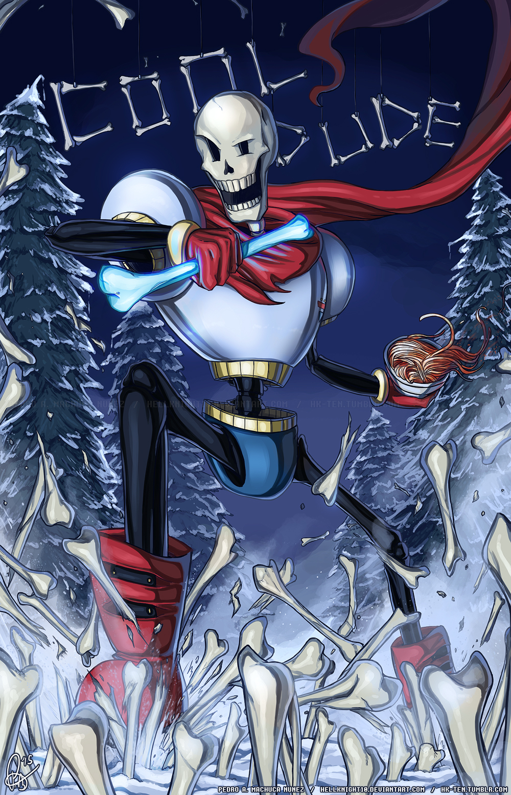 undertale papyrus art