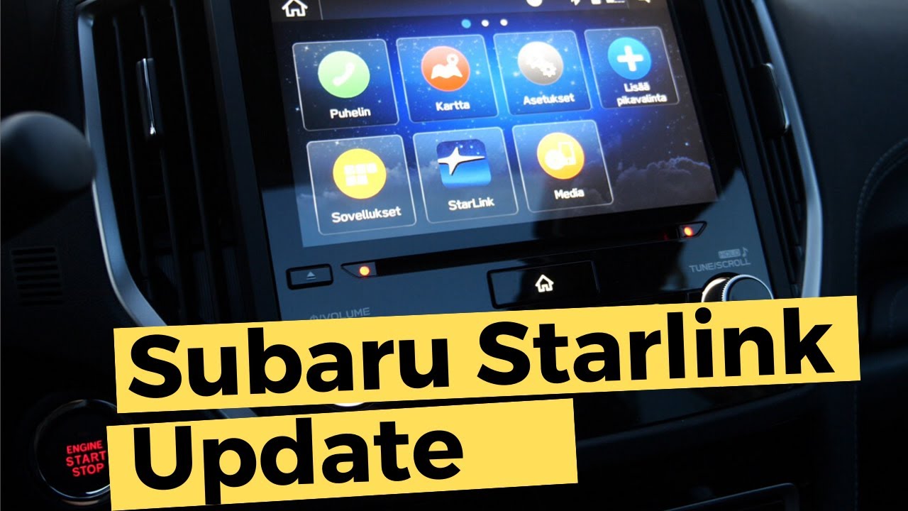 upgrade subaru starlink