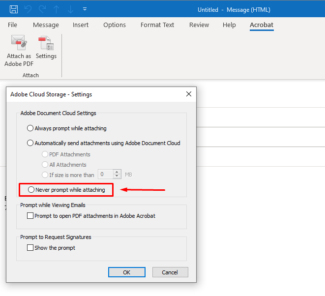 uploading attachments to adobe document cloud