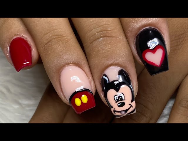 uñas mickey