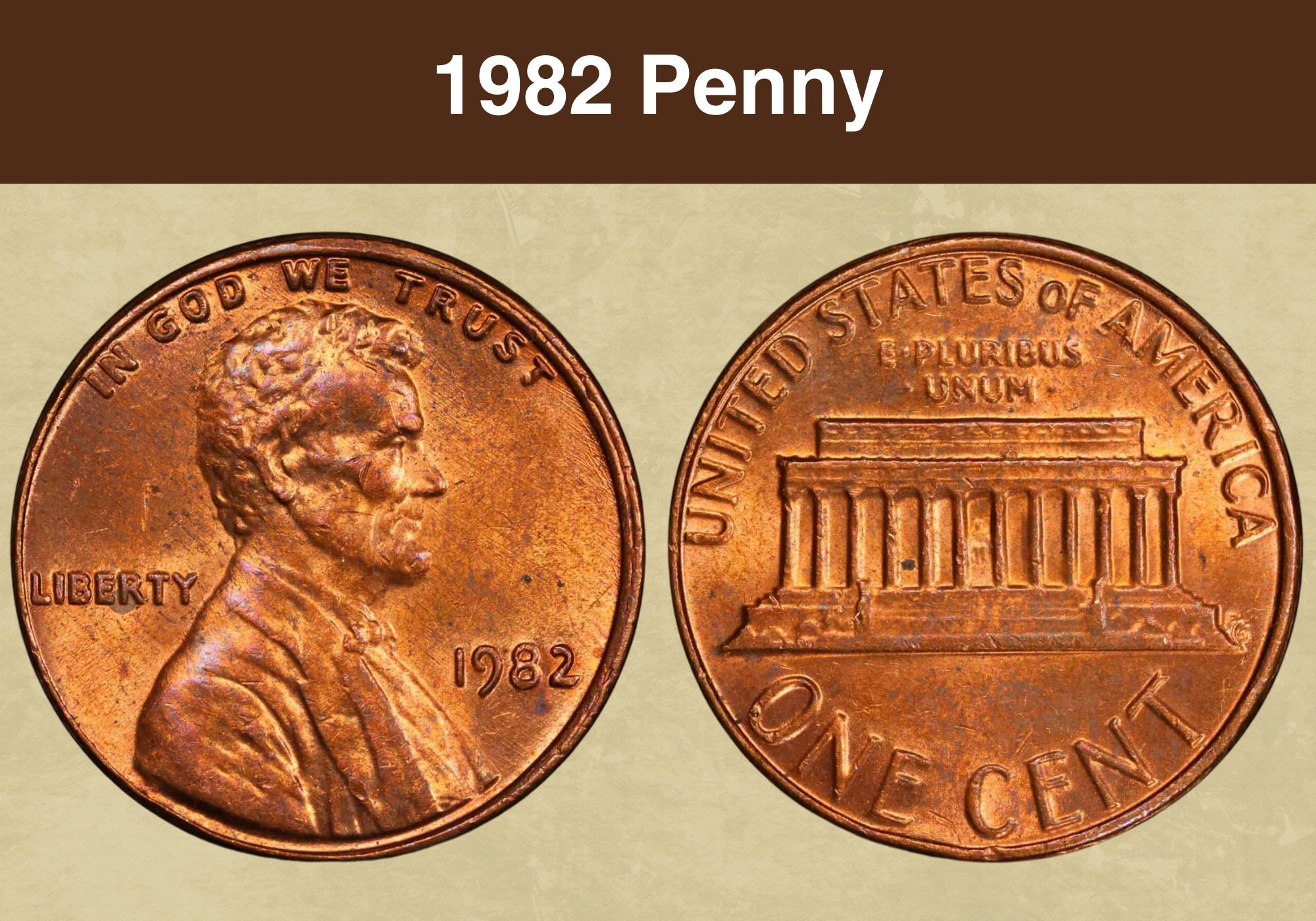 value of copper pennies 1982