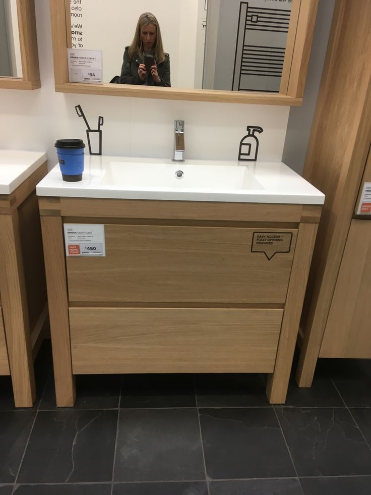 vanity units b&q