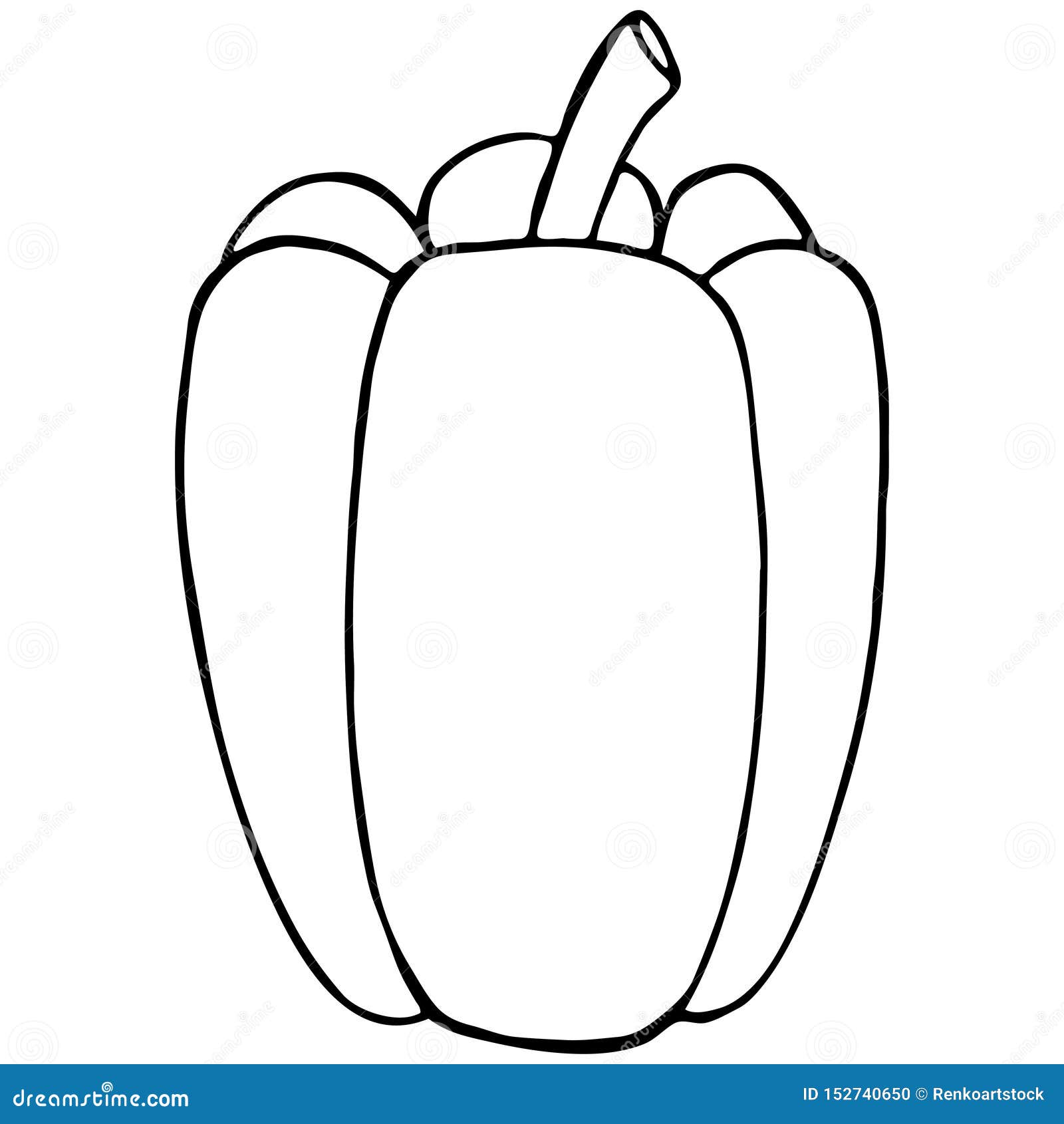 vegetable outline drawing